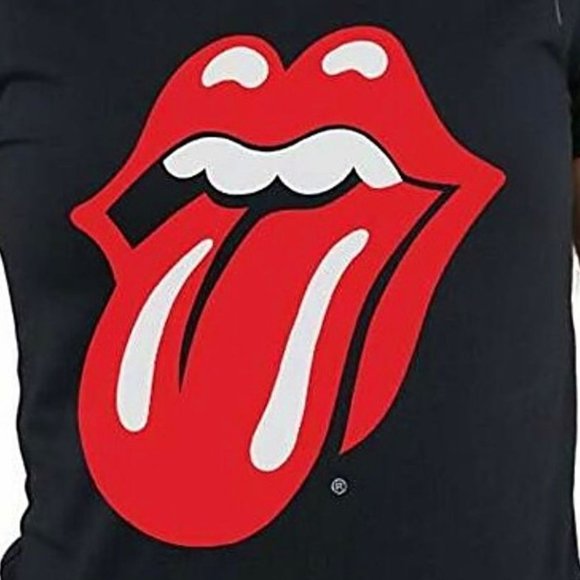 The Rolling Stones Tongue Logo rock Official T-Shirt L NWT - Picture 2 of 2